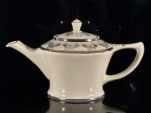 Hall China Company Teapot with Beautiful Butterfly Pattern