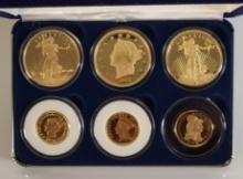 America's Coin Tribute Proof 24K Plated National Collector's Mint with Case