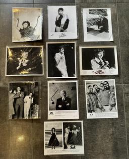 LOT OF PHOTOGRAPHS OF CELEBRITIES