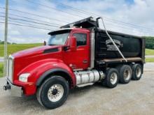 2018 KENWORTH T880 Tri-Axle Dump Truck