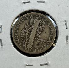 1924-D Mercury Dime, 90% Silver