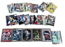 Deion Sanders 40 card lot w/ Baseball and Football cards 2 RCs  Braves Reds 49ers Falcons NFL MLB