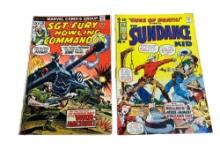 Sundance Kid no. 1 and Sgt Fury and His Howling Commandos no. 118 comic books