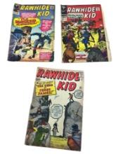 3- The Rawhide Kid Comic books, nos. 33, 44, and 61