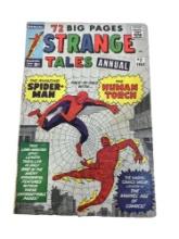 Strange Tales No. 2 Annual 25 Cent comic, Spider-Man and The Human Torch