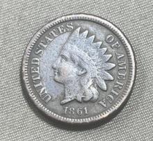 1861 Indianhead Cent