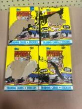 4- Victory Series Topps Desert Storm Wax Packs boxes w/ 32 packs of cards