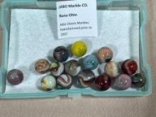 Jabo Classic Marbles produces prior to 2007 Reno OH Lot of 15 Medium, rarer runs