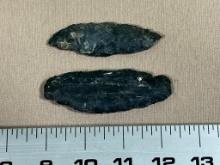 Arrowheads Artifacts Coshocton Knives Bi - Pointed Knife Knox Co OH longest 3 1/2"