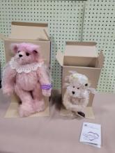 2- Annette Funicello bears, both in original boxes w/ COA
