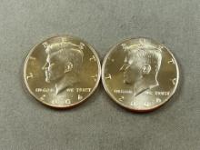 2004 P and D UNC Kennedy Half Dollar