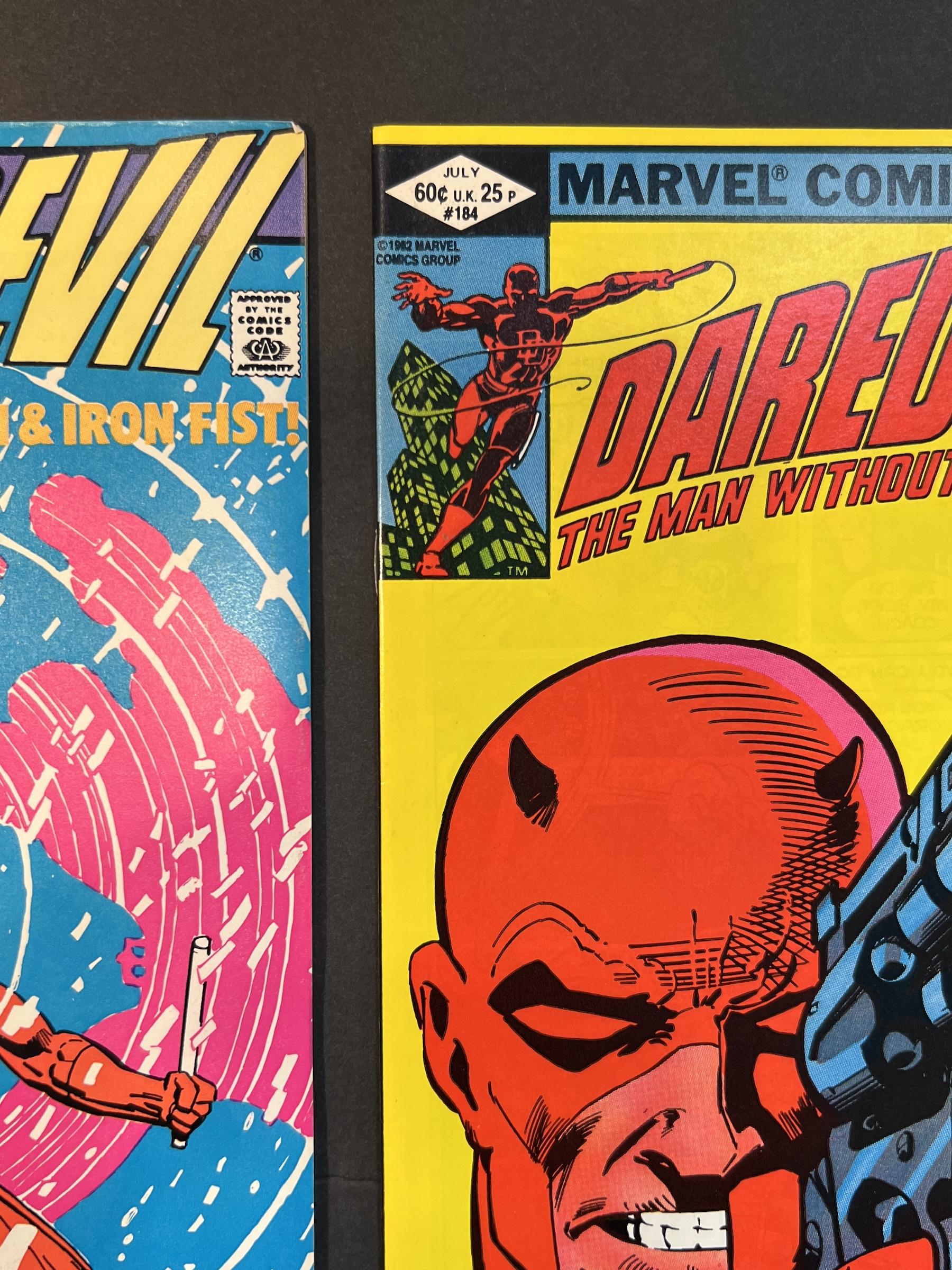 Daredevil #178 & #184 Marvel Comic Books