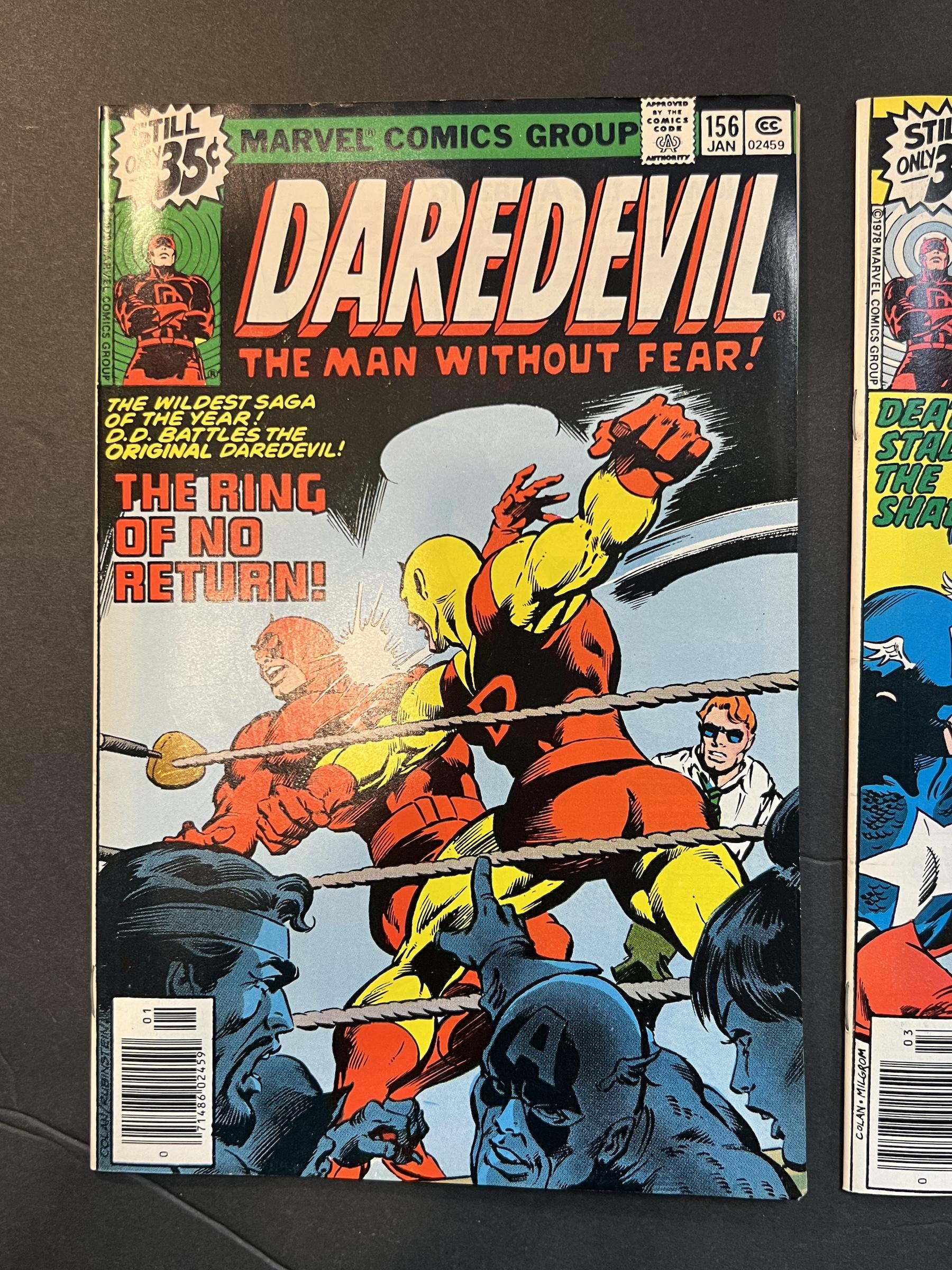 Daredevil #156 & #157 Marvel Comic Books