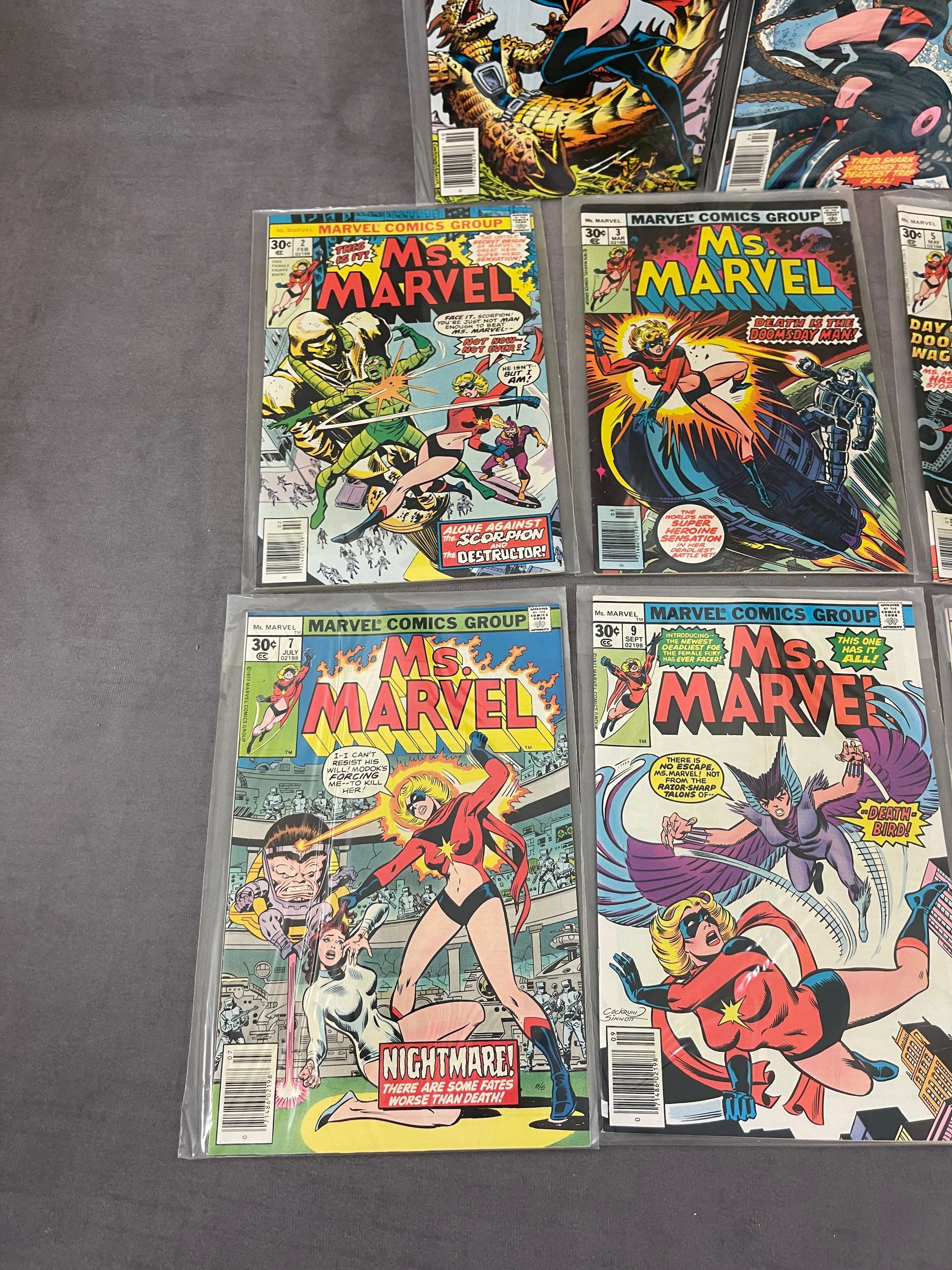 Ms. Marvel Vintage Marvel Comic Books