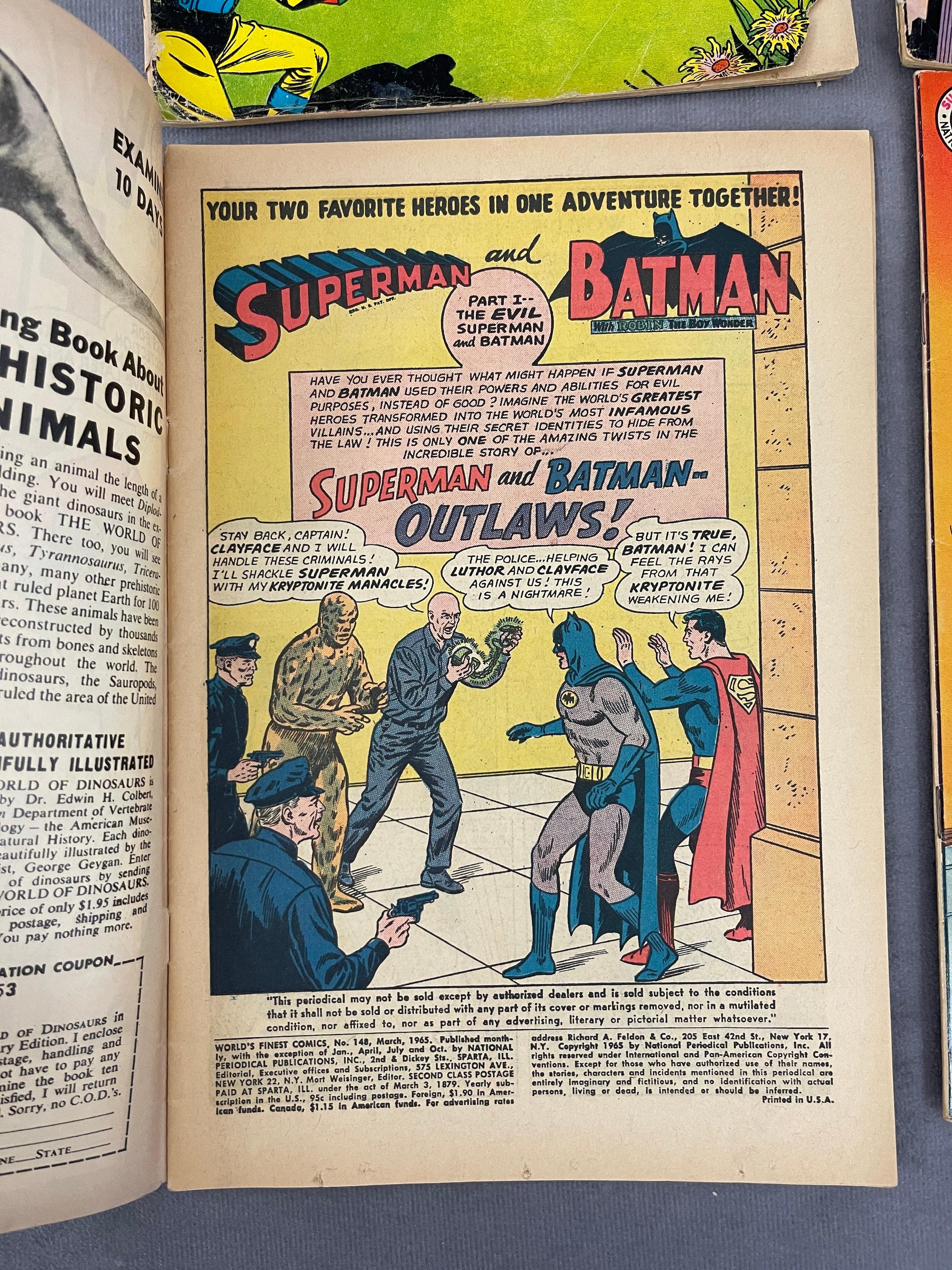 World's Finest Vintage DC Comic Books