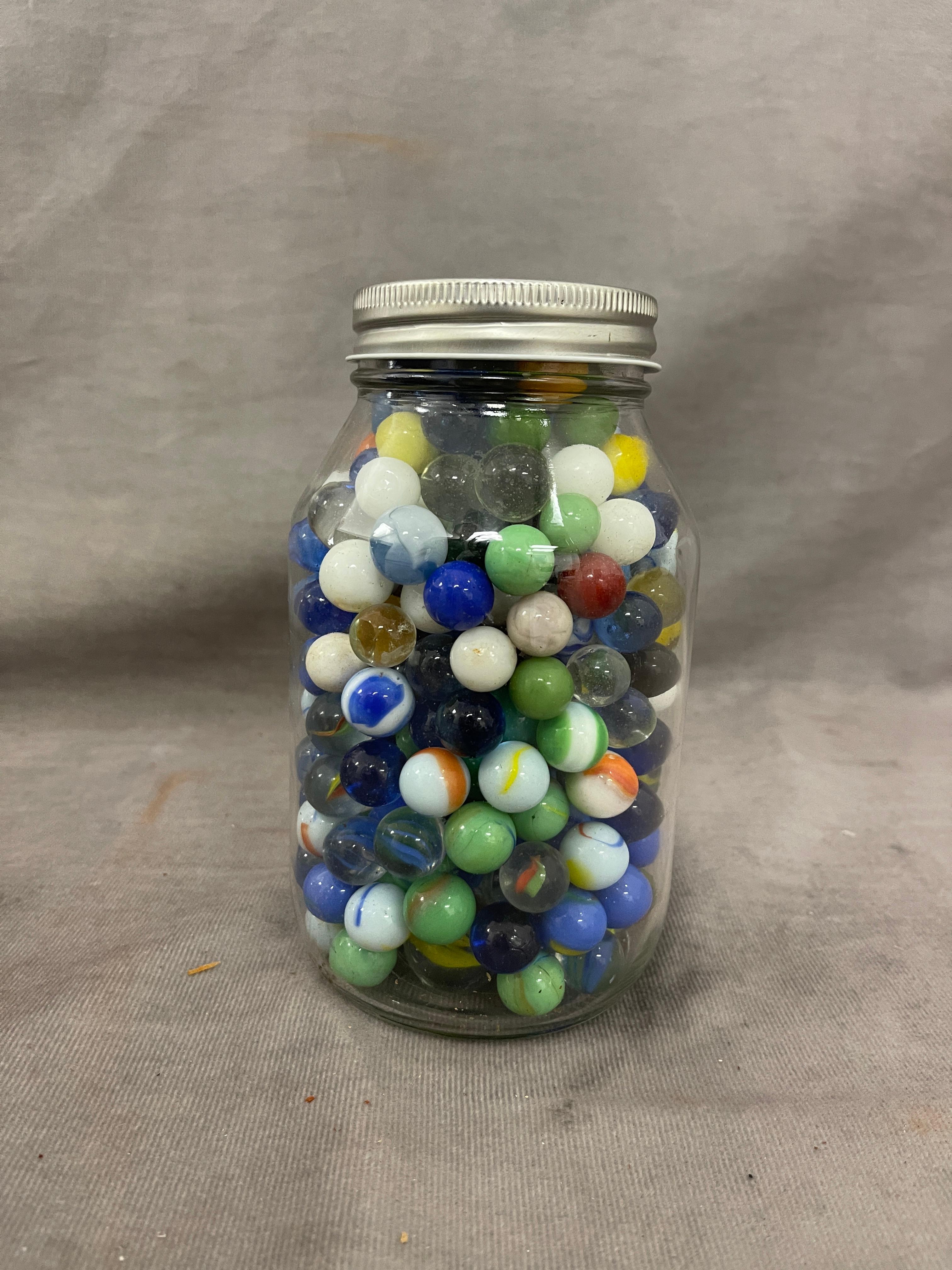 Vintage Marble Glass Marbles Collection Lot