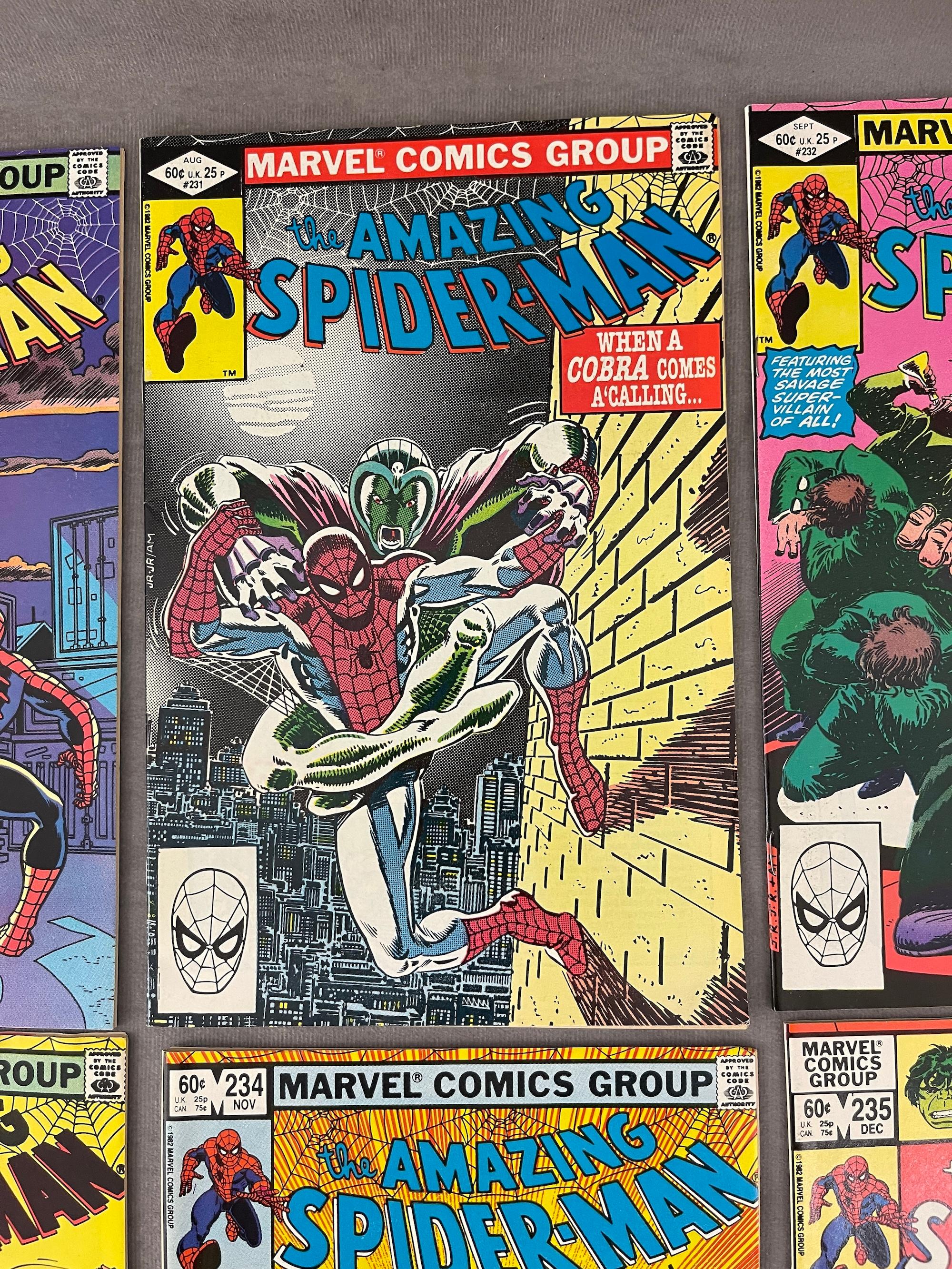 The Amazing Spiderman Vintage Marvel Comic Books