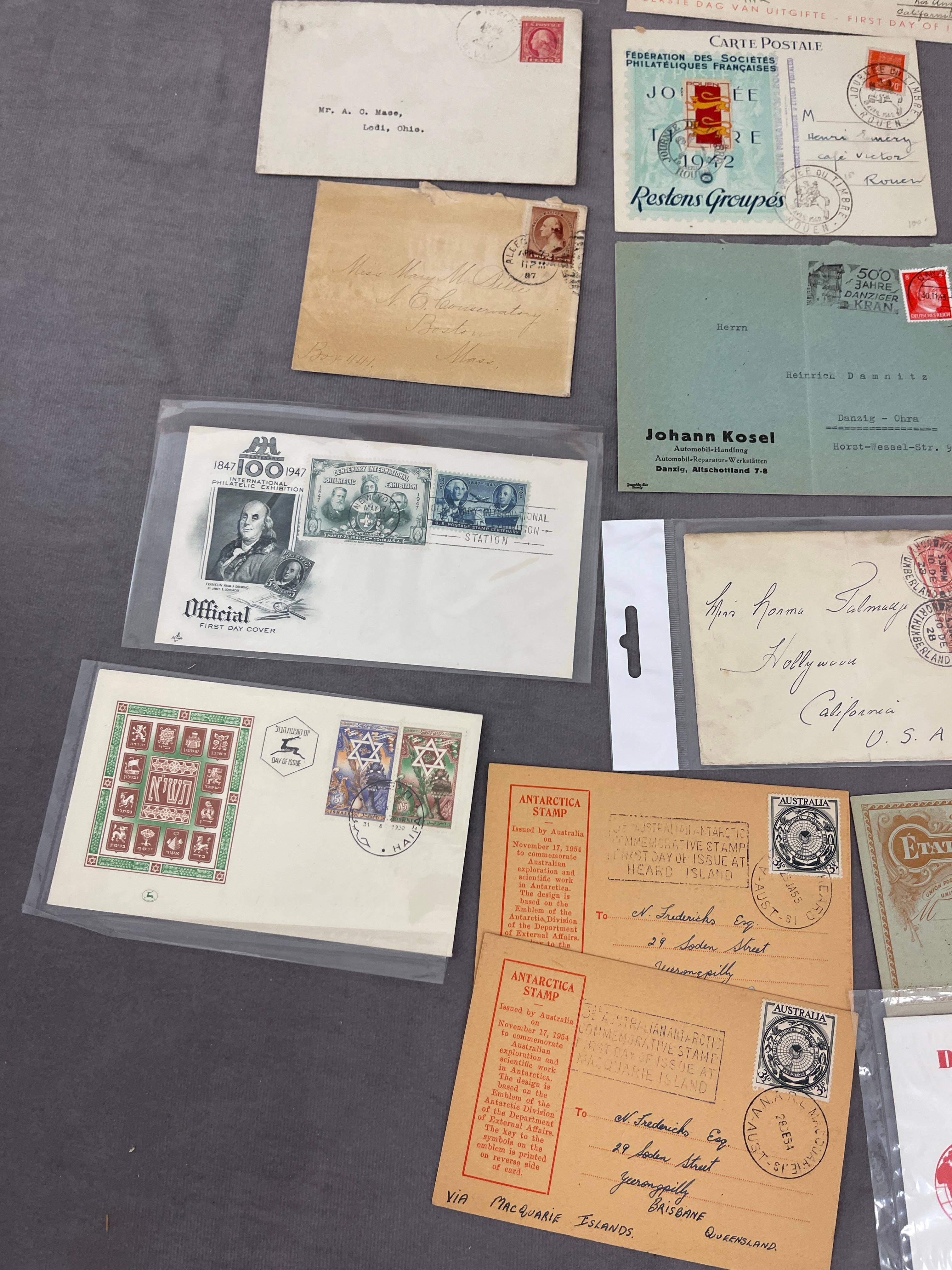 Stamp Cover Antique Postage Rare Collection Lot of 20
