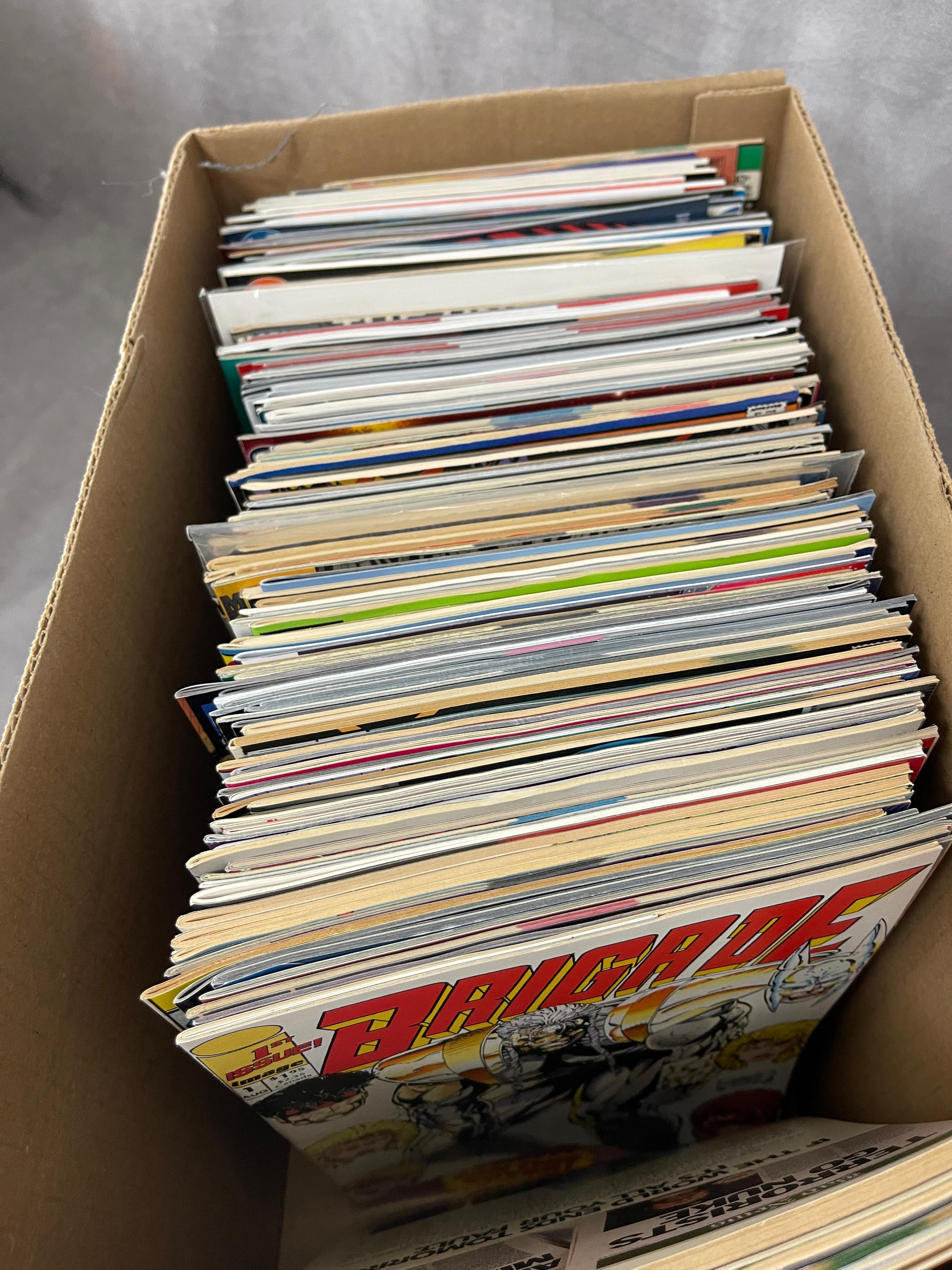 Short Comic Book Box Mostly #1 Comics