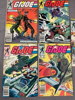 G.I. Joe #7, #24, #25, #28, #29, #30, #32 Marvel Comic Book Collection Lot