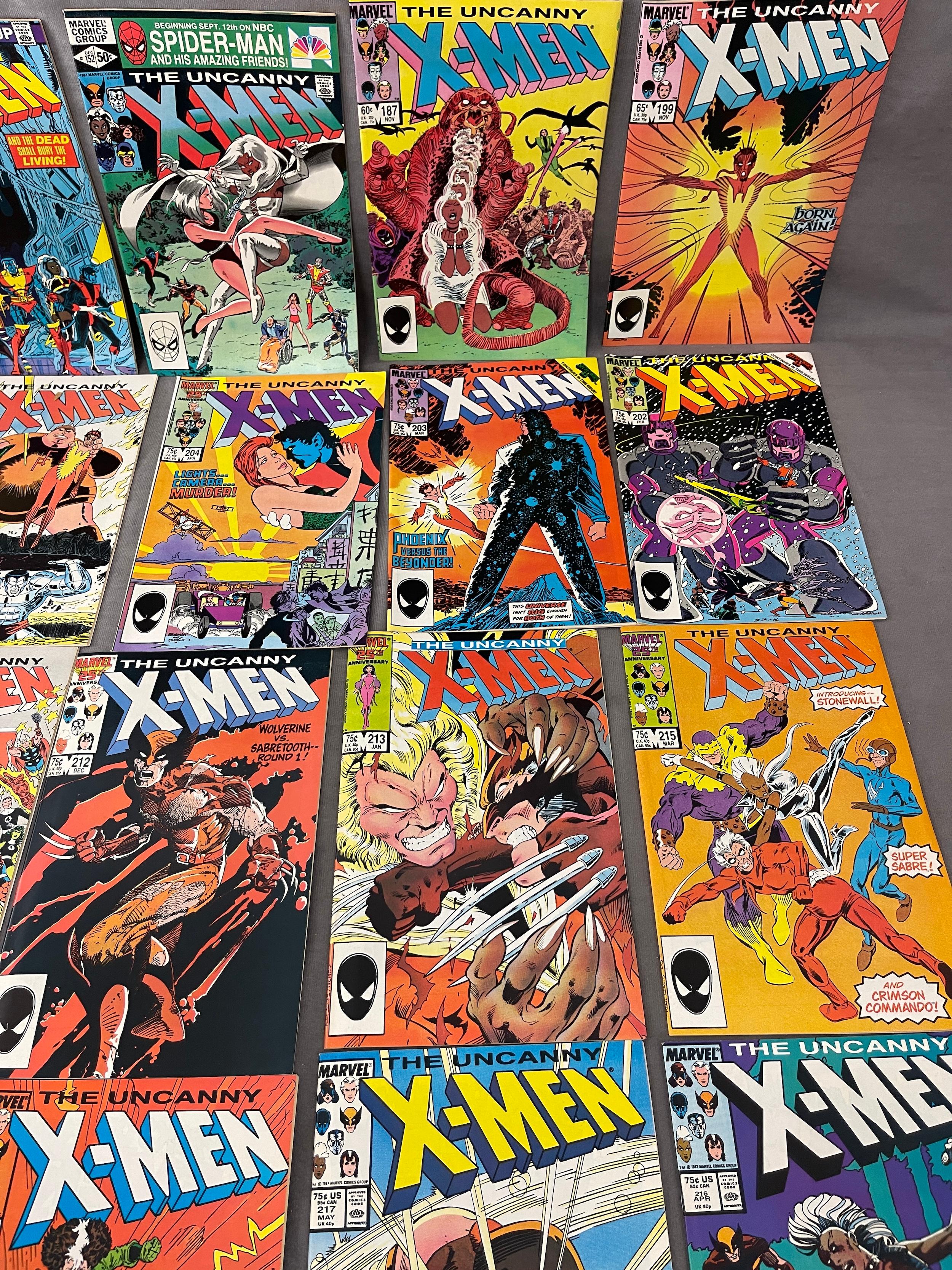 X Men The Uncanny Marvel Comic Book Collection Lot of 20