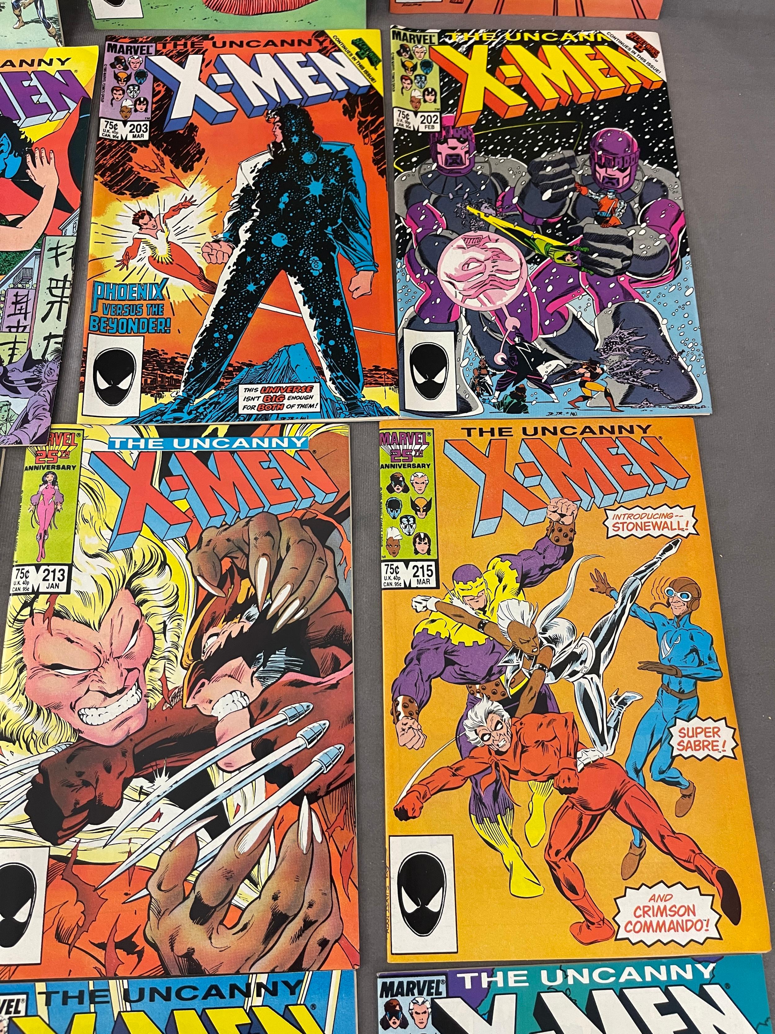 X Men The Uncanny Marvel Comic Book Collection Lot of 20