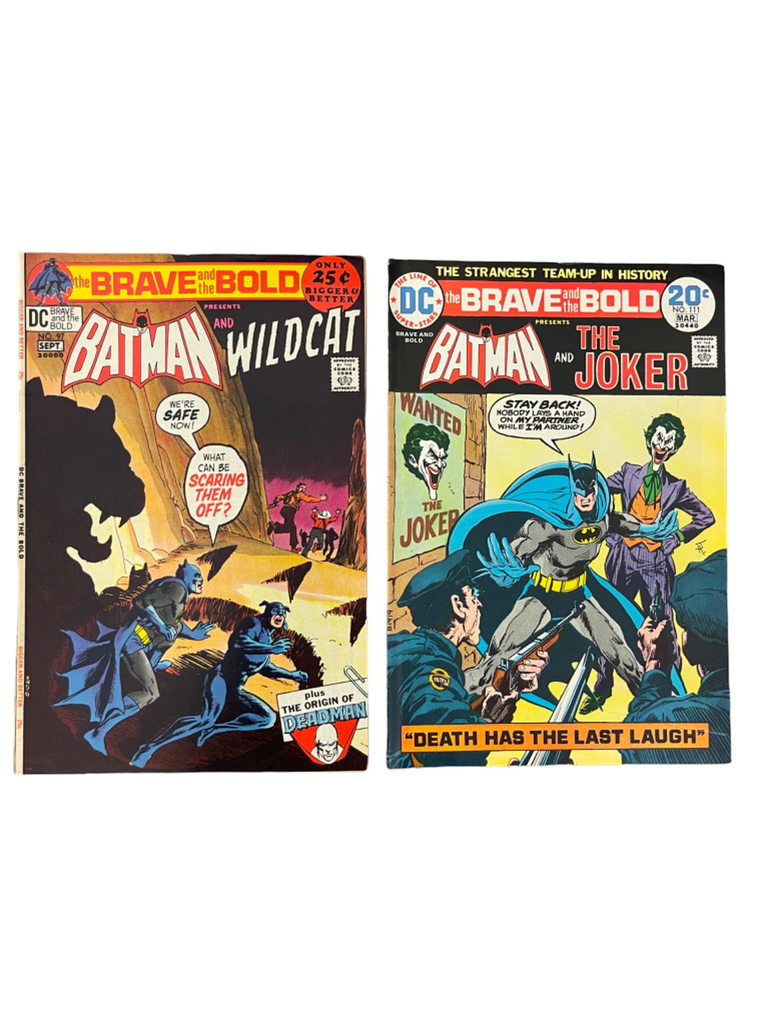 Batman The brave and the Bold #97 & #111 Marvel DC Comic Book Collection Lot of 2
