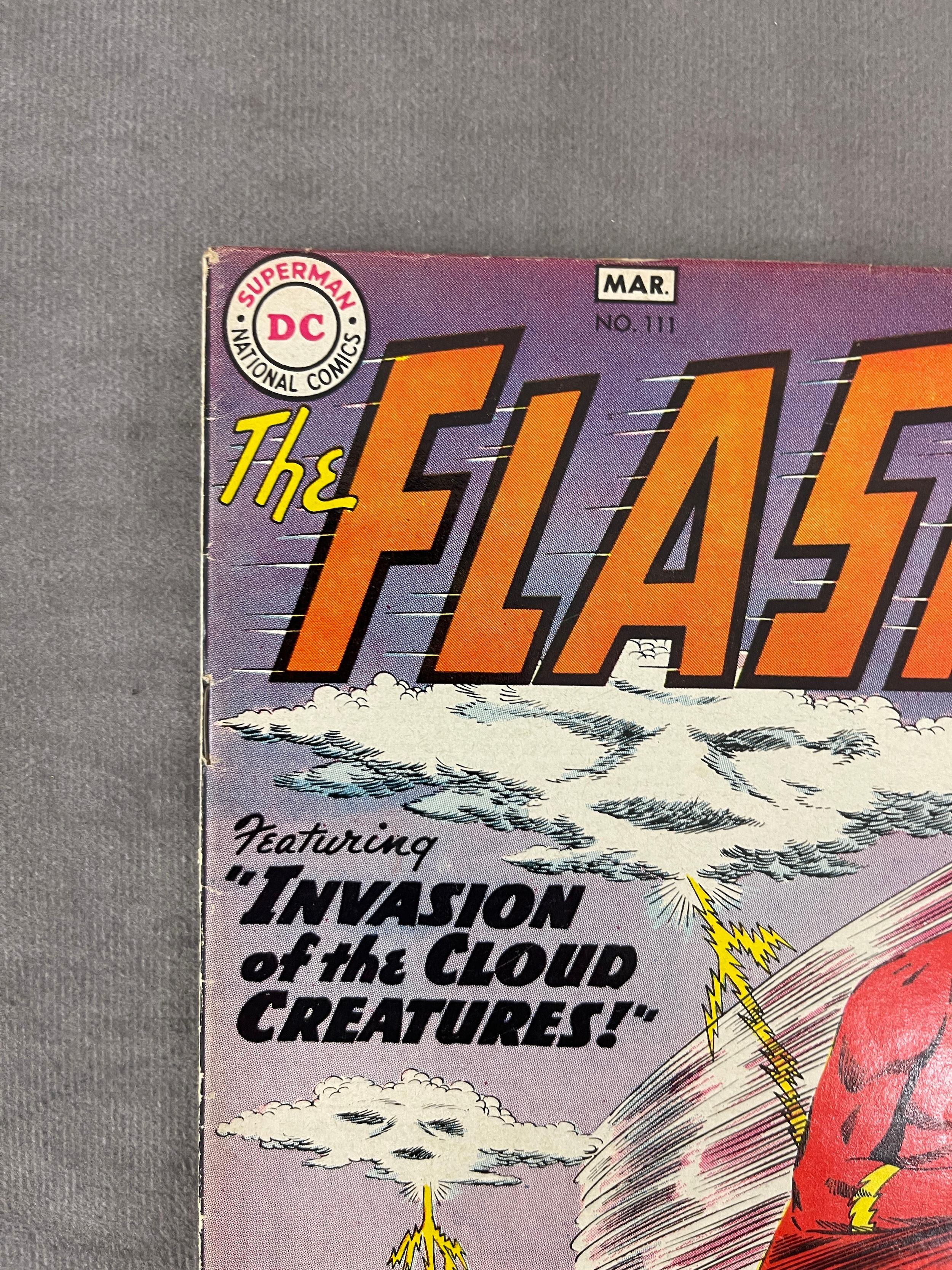 The Flash #111 1960 Marvel DC Comic Book