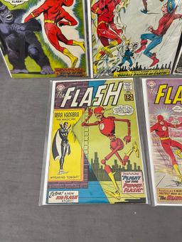 The Flash #127, #129, #130, #132, #133 Marvel DC Comic Book Collection Lot of 5
