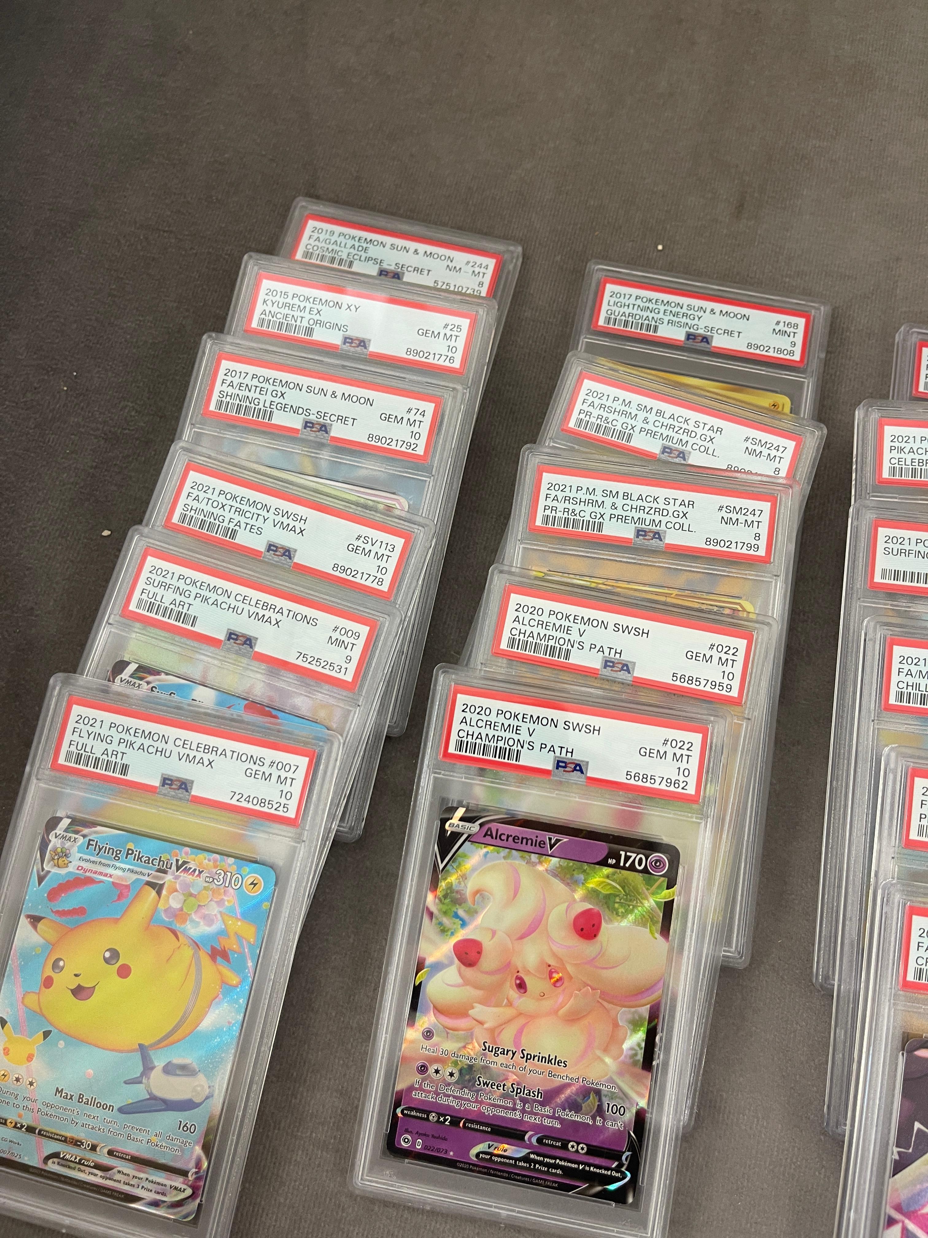 (77) Pokemon PSA Graded Cards
