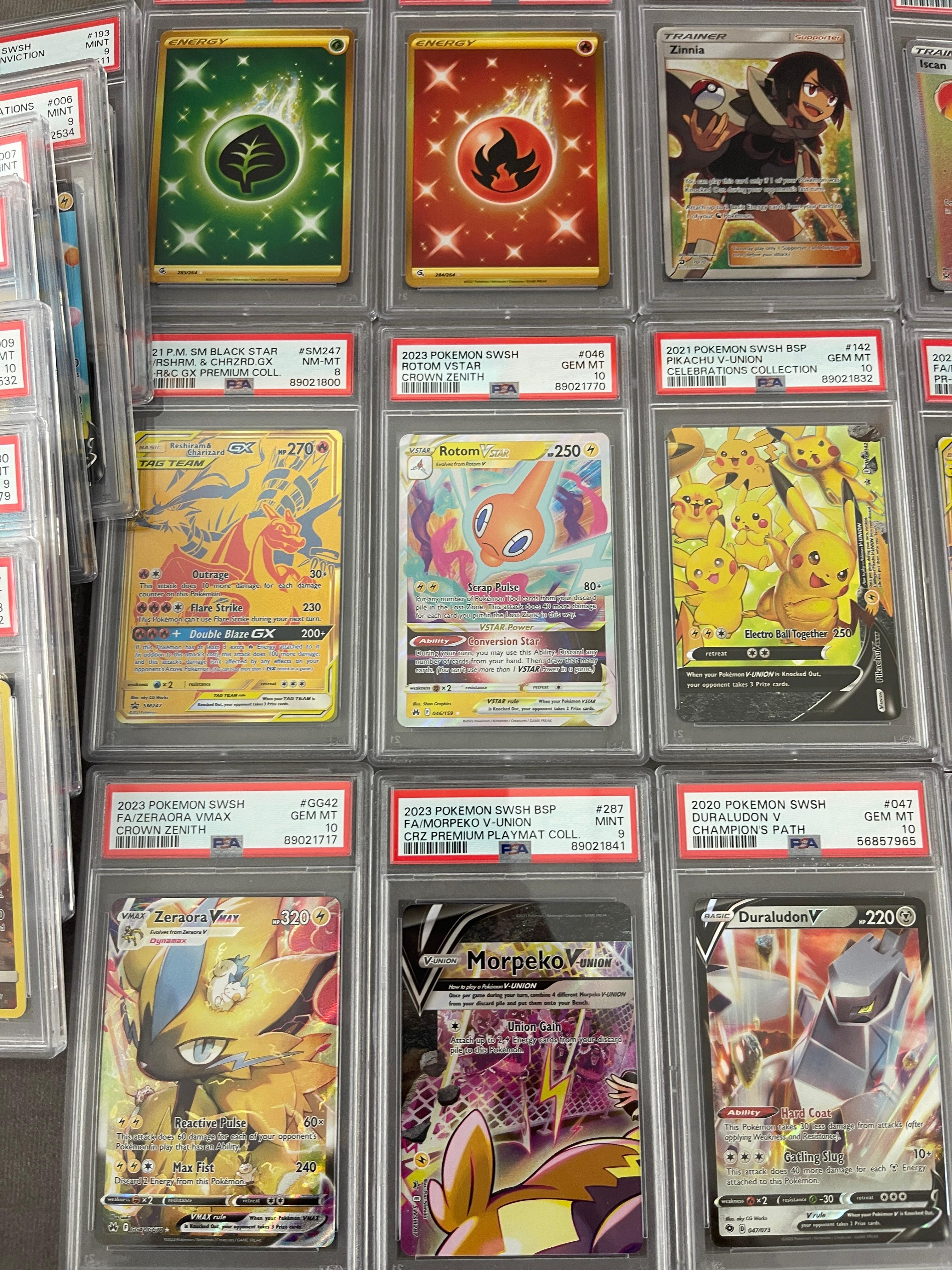 (77) Pokemon PSA Graded Cards
