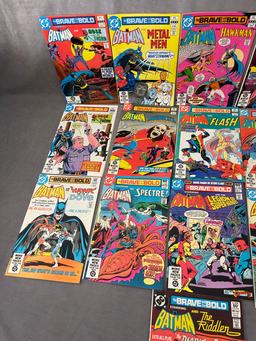 The Brave and the Bold Batman Marvel DC Comic Book Collection Lot of 16