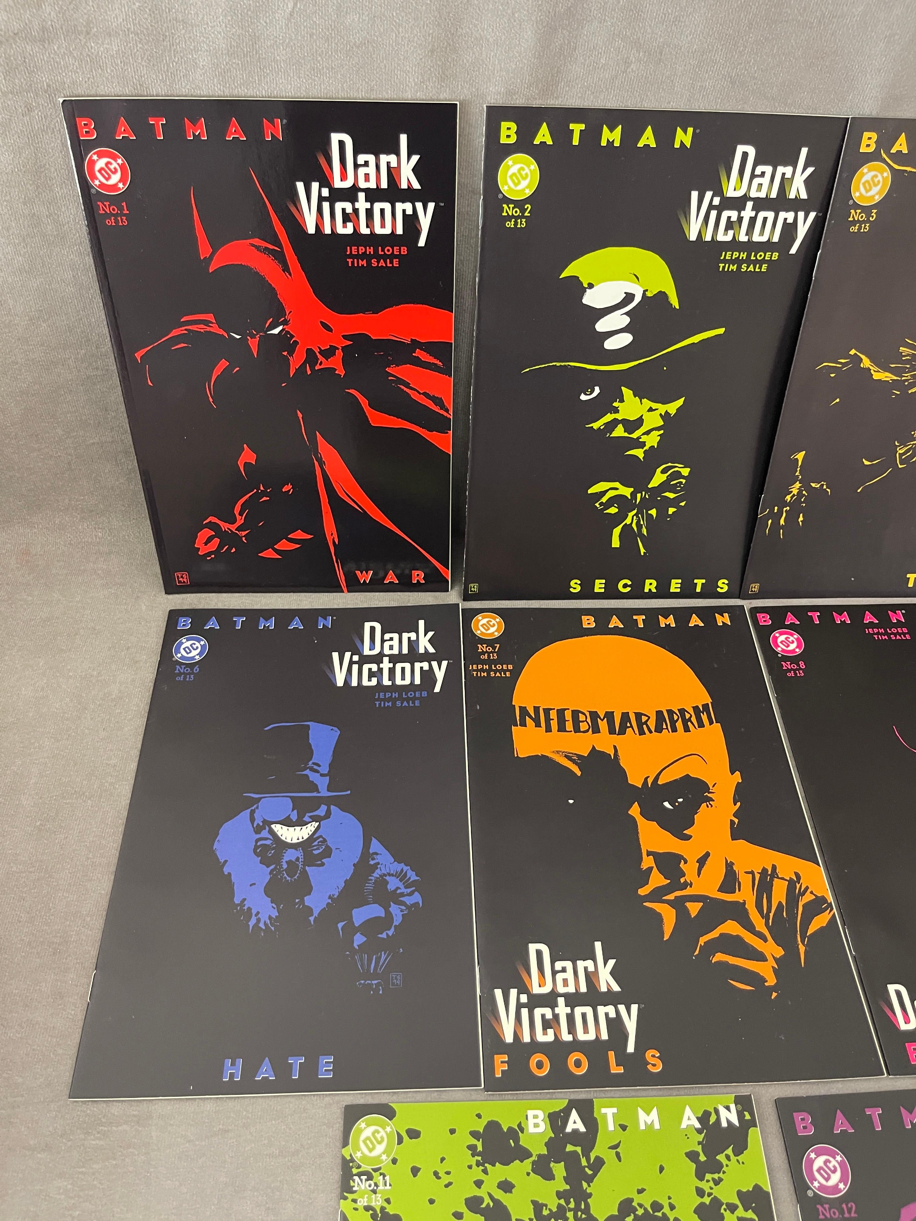 Batman Dark Victory 1-13 Complete Collection Set by Jeph Loeb and Tim Sale