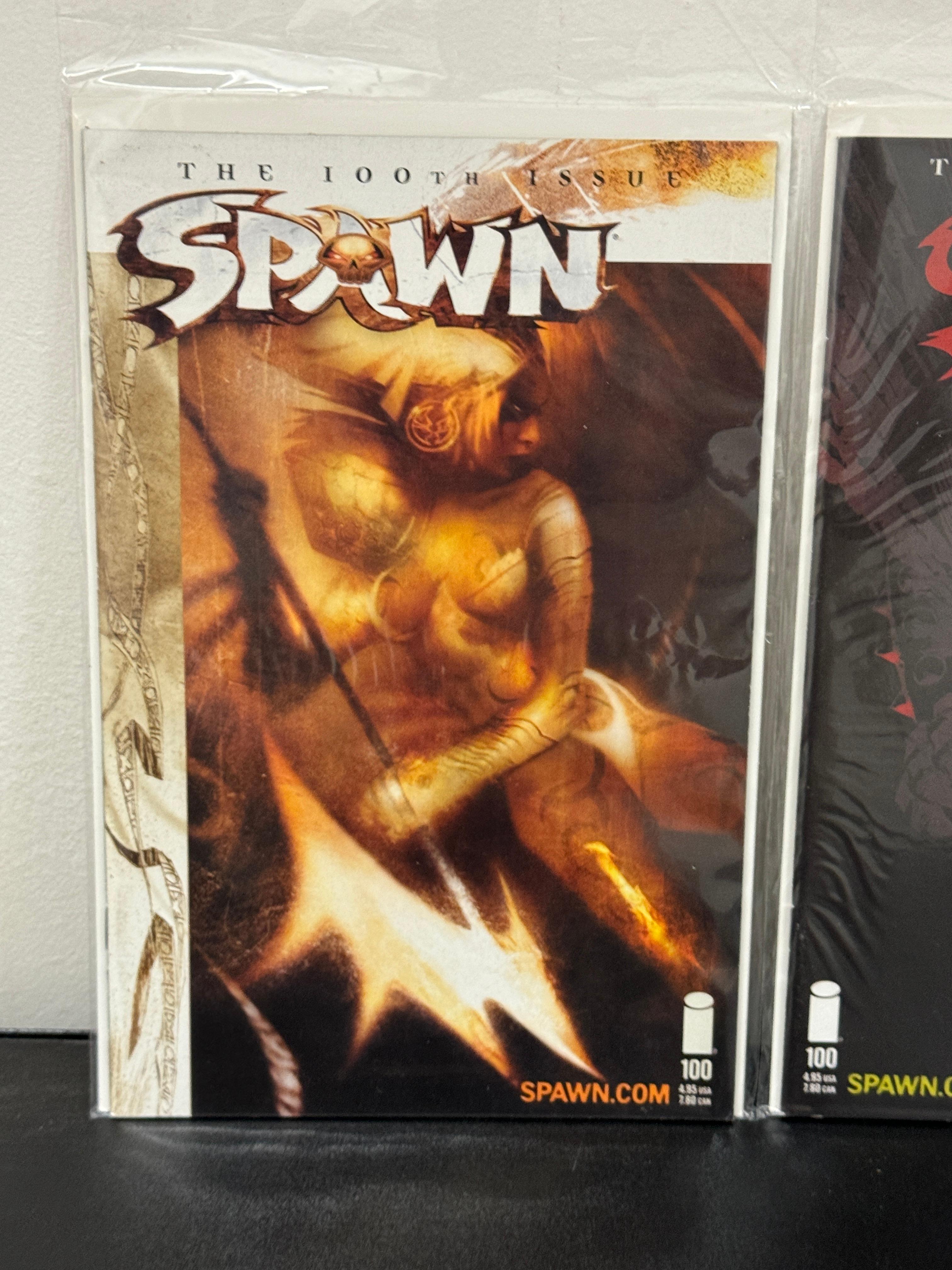 Spawn #100 Ashley Wood and Alex Ross Variant Comic Books