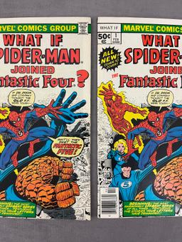 What if Spiderman Joined the Fantastic Four #1 Marvel Comic Book Lot of 2