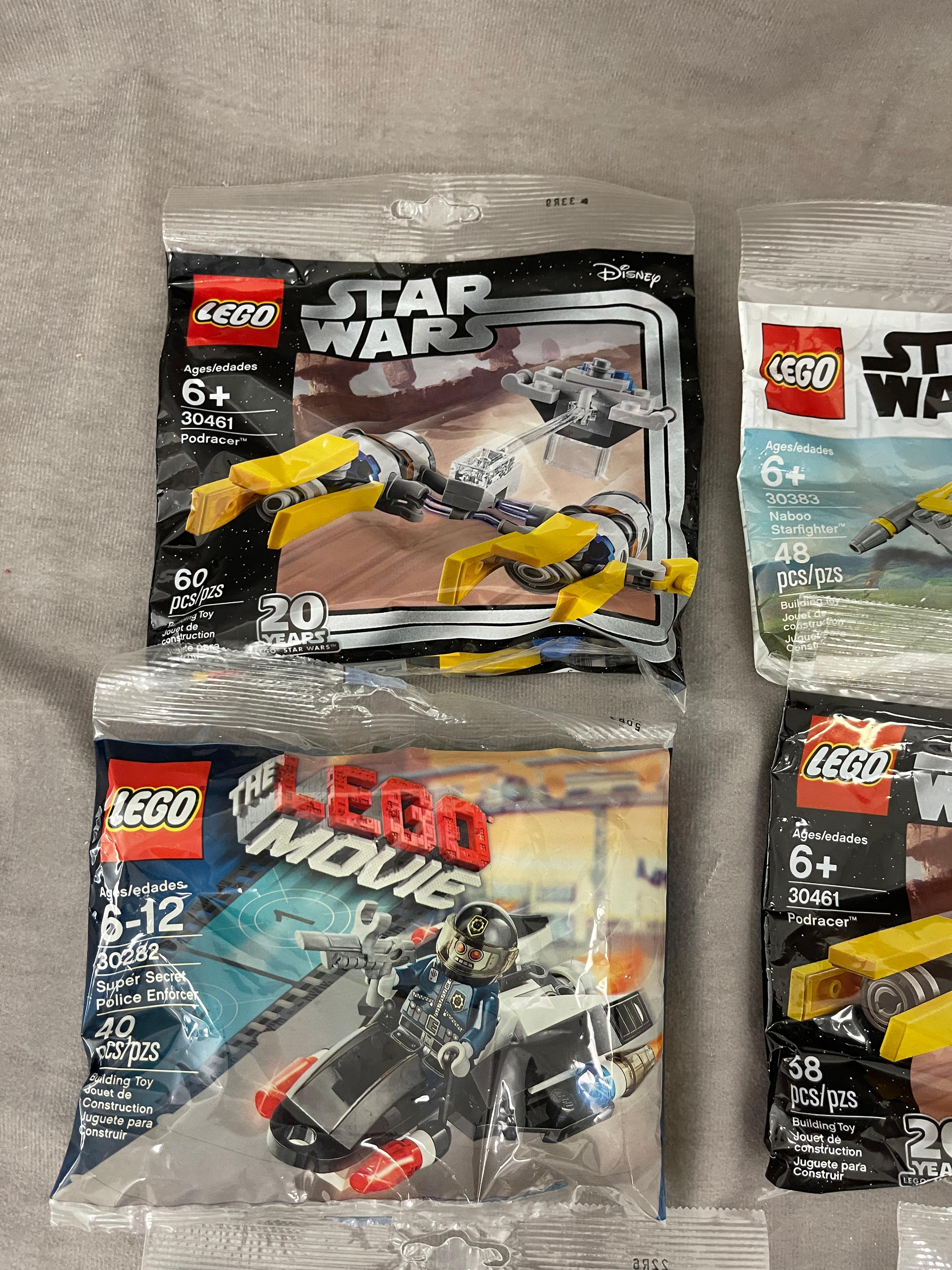 LEGO Bagged Building Toy Star Wars and Marvel Collection Lot