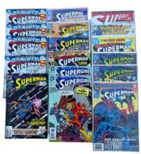 Comic Book Ssuperman collection lot 18 DC comics
