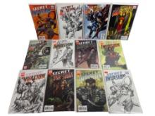 Secret Invasion Marvel Variant Edition Comic Book Collection Lot of 12