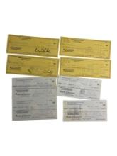Disney Legend - Bill Walsh Signed Check Disney Production Collection Lot