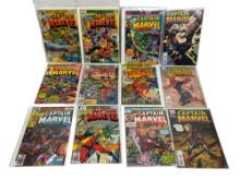 Captain Marvel Comic Book Collection Lot of 13
