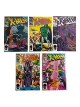 X Men The Uncanny Vintage Marvel Comic Book #196, #197, #198, #200, #208 Collection Lot of 5