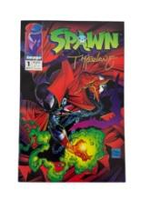 Spawn #1 Comic Book Signed By Todd McFarlane 1992