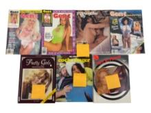 Vintage Erotic Nude Adult MAGAZINE Book Collection lot