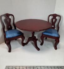 American Girl Wood Table and Chairs Set