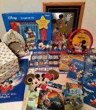 Mickey Mouse / Disney World Lot - Scrapbook, Picture Frames, Misc.
