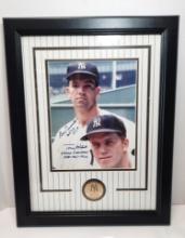 New York Yankees Bobby Richardson and Tony Kubek Autographed Print