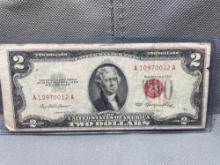 1953 2 Dollar Bill