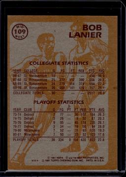 Bob Lanier 1981-82 Topps Super Action #109