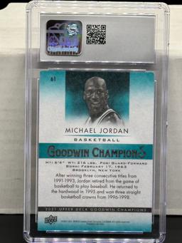 Michael Jordan 2021 Upper Deck Goodwin Champions CSG 9.5 Mint Plus #61