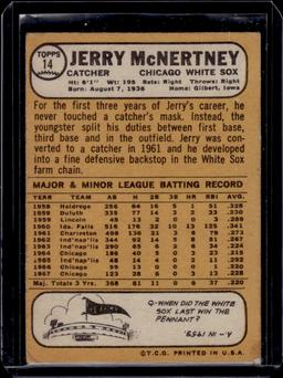 Jerry McNertney 1968 Topps #14